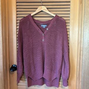 Natural Reflection Women's Burgundy Sweater